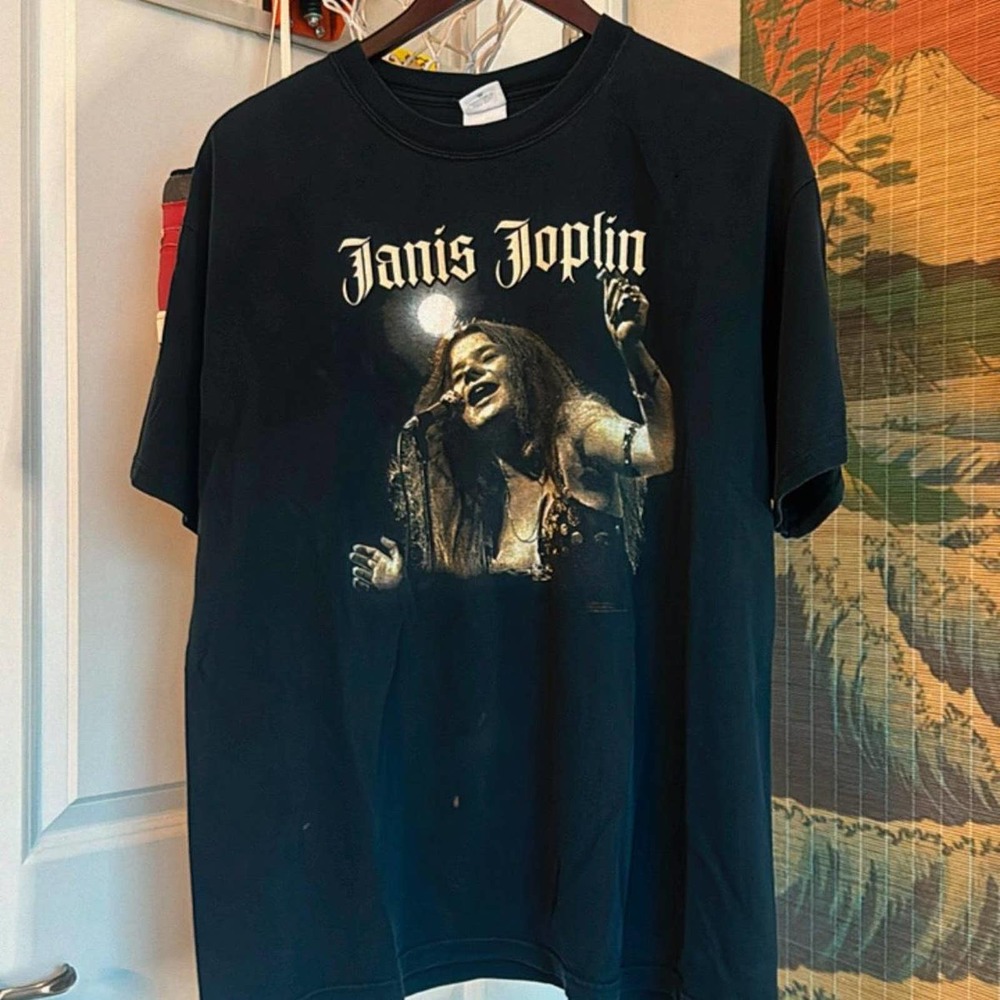 Y2k janis joplin t shirt XL